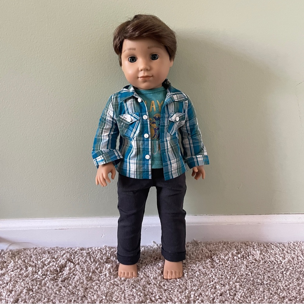 American Girl Doll Logan Everette 18" Retired 1st Generation Boy Doll NO BOX